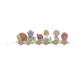 LITTLE DUTCH Eisenbahn mit Steck-Formen Igel Fairy Garden*Kinder Holzspielzeug