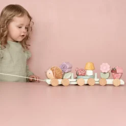 LITTLE DUTCH Eisenbahn mit Steck-Formen Igel Fairy Garden*Kinder Holzspielzeug