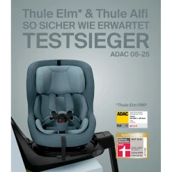 THULE Elm Mid Blue*Kinder Reboarder 0-18 Kg, Gruppe 0+/1