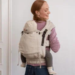 ELSA & EMIL Babytrage HUGIFY Halfbuckle Kängurubeige* Babytragen