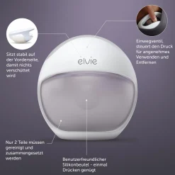 elvie Curve Silikon-Handmilchpumpe* Milchpumpen