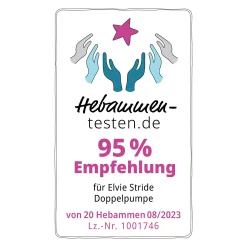 elvie Stride - Elektrische Doppelpumpe* Stillzeit & Rückbildung|Milchpumpen