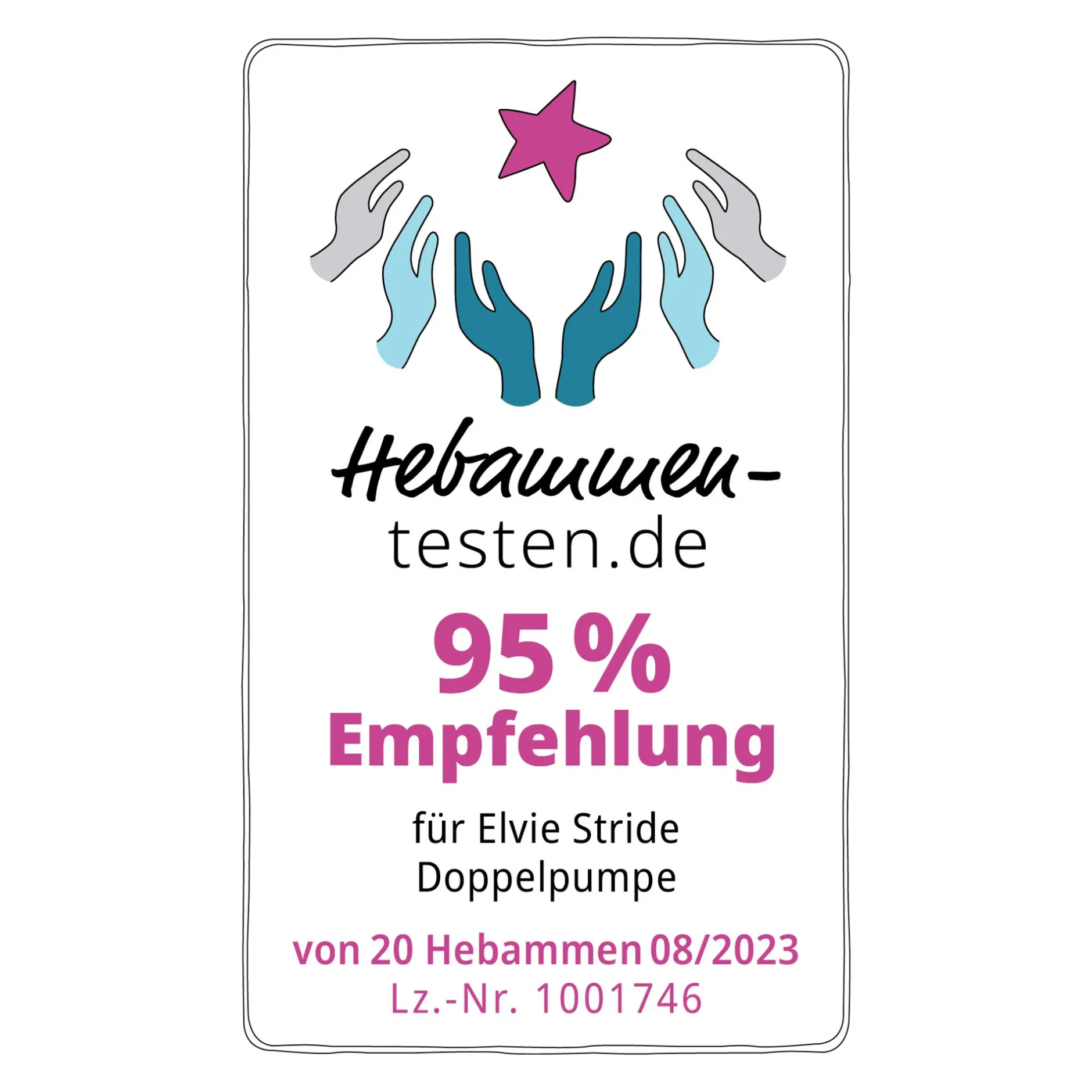 elvie Stride - Elektrische Doppelpumpe* Stillzeit & Rückbildung|Milchpumpen