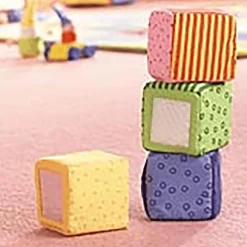 HABA Entdeckerwürfel Knuddelquartett bunt*Kinder Holzspielzeug