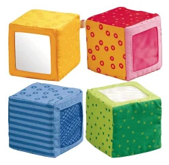 HABA Entdeckerwürfel Knuddelquartett bunt*Kinder Holzspielzeug