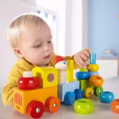 HABA Entdeckerzug Farbkringel*Kinder Holzspielzeug