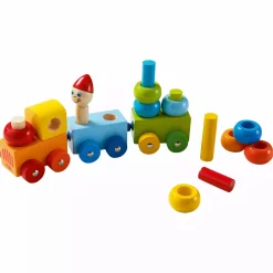 HABA Entdeckerzug Farbkringel*Kinder Holzspielzeug