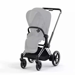 cybex PLATINUM e-PRIAM Rahmen Chrome Black*Kinder Kombi-Kinderwagen