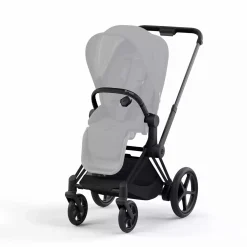 cybex PLATINUM e-PRIAM Rahmen Matt Black*Kinder Kombi-Kinderwagen