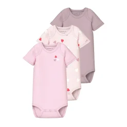 name it 3er Pack Kurzarmbody* Bodys