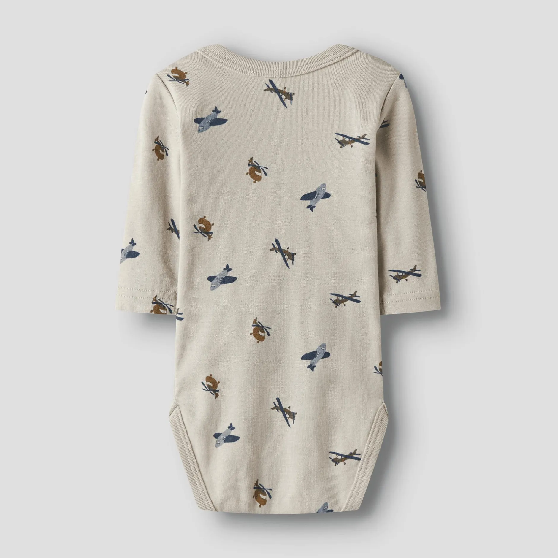 name it 3er Pack Langarmbodys Flugzeuge* Bodys