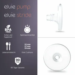 elvie 2er Pack Stillhütchen Pump/Stride M 17mm* Milchpumpen