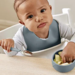 everyday baby 2er Set Silikon Schalen Harmony Green* Besteck & Geschirr