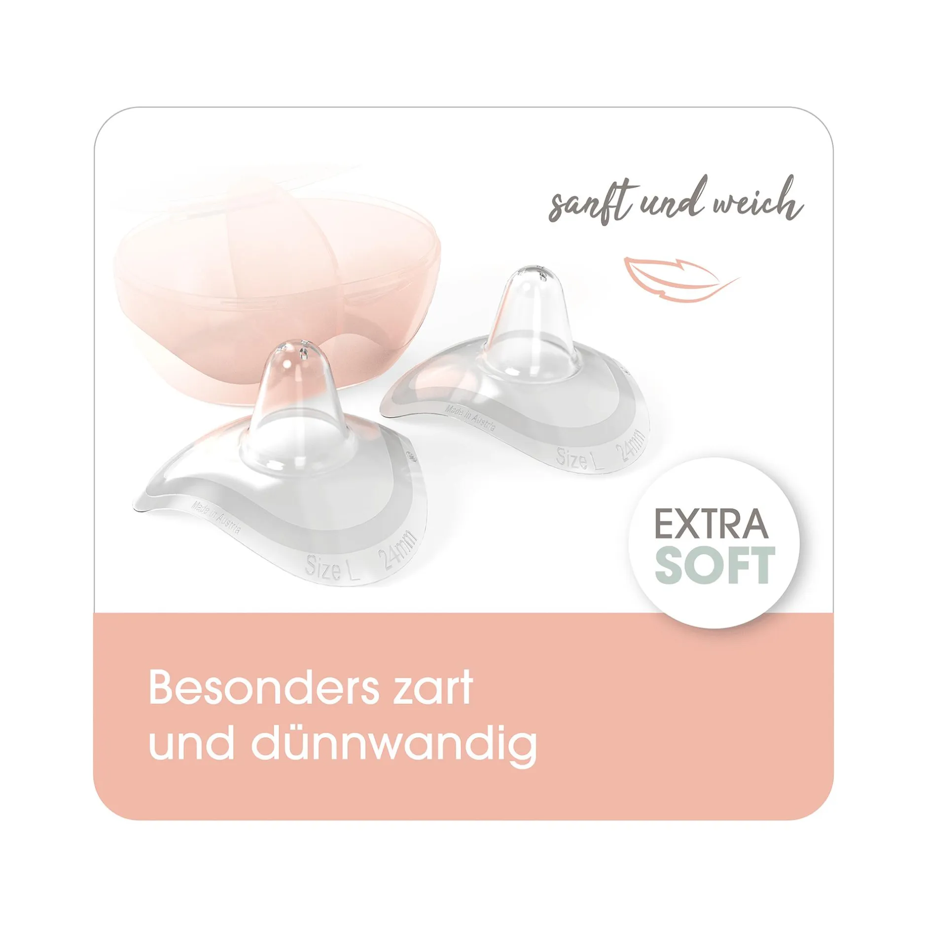nip 2-er Set Stillhütchen Größe L* Stillzubehör
