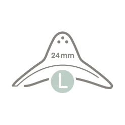 nip 2-er Set Stillhütchen Größe L* Stillzubehör