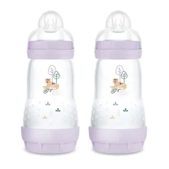 MAM 2er-Pack Babyflaschen Easy Start Anti-Colic 260 ml* Flaschen & Sauger