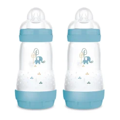MAM 2er-Pack Babyflaschen Easy Start Anti-Colic 260 ml* Flaschen & Sauger