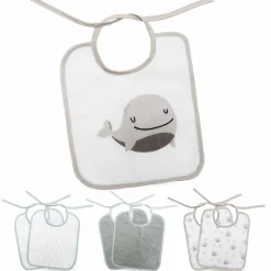 LITTLE ONE 7er-Pack Bindelätzchen Wal* Lätzchen|Lätzchen