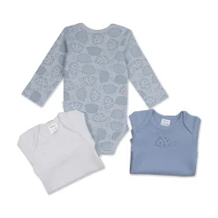 LITTLE ONE 3er-Pack Langarmbodys Schildkröte* Bodys