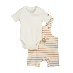 blue seven 2er-Set Kurzarmbody und Latzhose Schildkröte* Hosen|Bodys