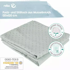 roba 2er-Set Mulltücher* Spucktücher|Spucktücher