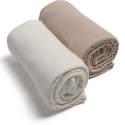 MEYCO 2er-Set Mulltücher 120 x 120 cm* Mullwindeln|Mullwindeln