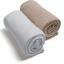 MEYCO 2er-Set Mulltücher 120 x 120 cm* Mullwindeln|Mullwindeln