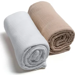 MEYCO 2er-Set Mulltücher 120 x 120 cm* Mullwindeln|Mullwindeln