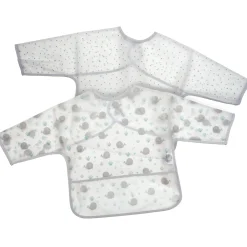 LITTLE ONE 2er-Set Ärmellätzchen Wal* Lätzchen|Lätzchen