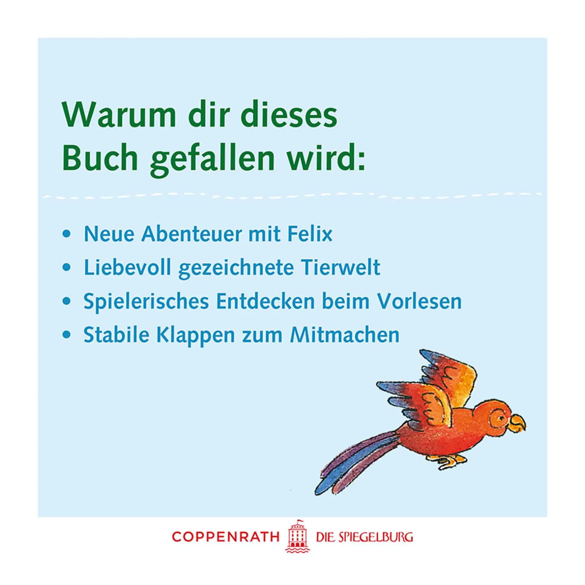 COPPENRATH Erste Briefe für Tier-Entdecker von Felix*Kinder Kinderbücher