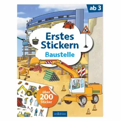 arsEdition Erstes Stickern - Baustelle*Kinder Kinderbücher|Spielzeug Ab 3 Jahren