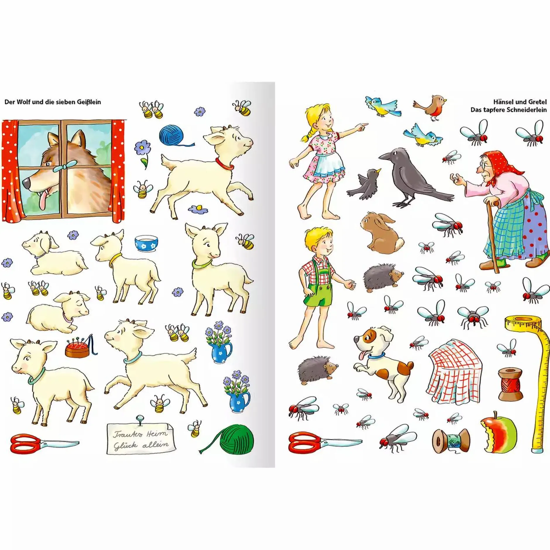 arsEdition Erstes Stickern - Märchen*Kinder Kinderbücher