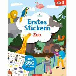 arsEdition Erstes Stickern - Zoo*Kinder Kinderbücher|Spielzeug Ab 3 Jahren