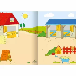 arsEdition Erstes Stickern Bauernhof*Kinder Kinderbücher|Spielzeug Ab 3 Jahren