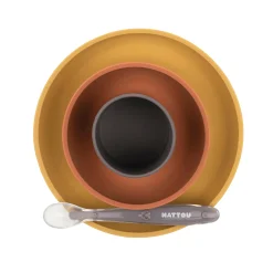 Nattou Esslern-Set curry/terrakotta* Besteck & Geschirr
