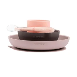 Nattou Esslern-Set rosa/aubergine* Besteck & Geschirr