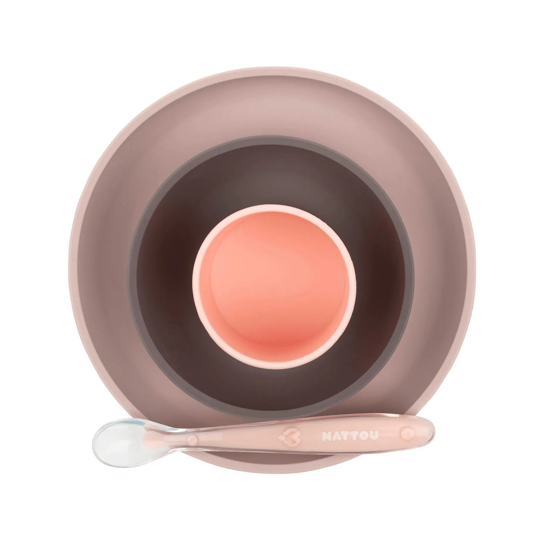 Nattou Esslern-Set rosa/aubergine* Besteck & Geschirr