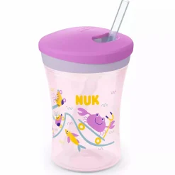 NUK Evolution Action Cup Krabbe 230 ml* Flaschen & Sauger