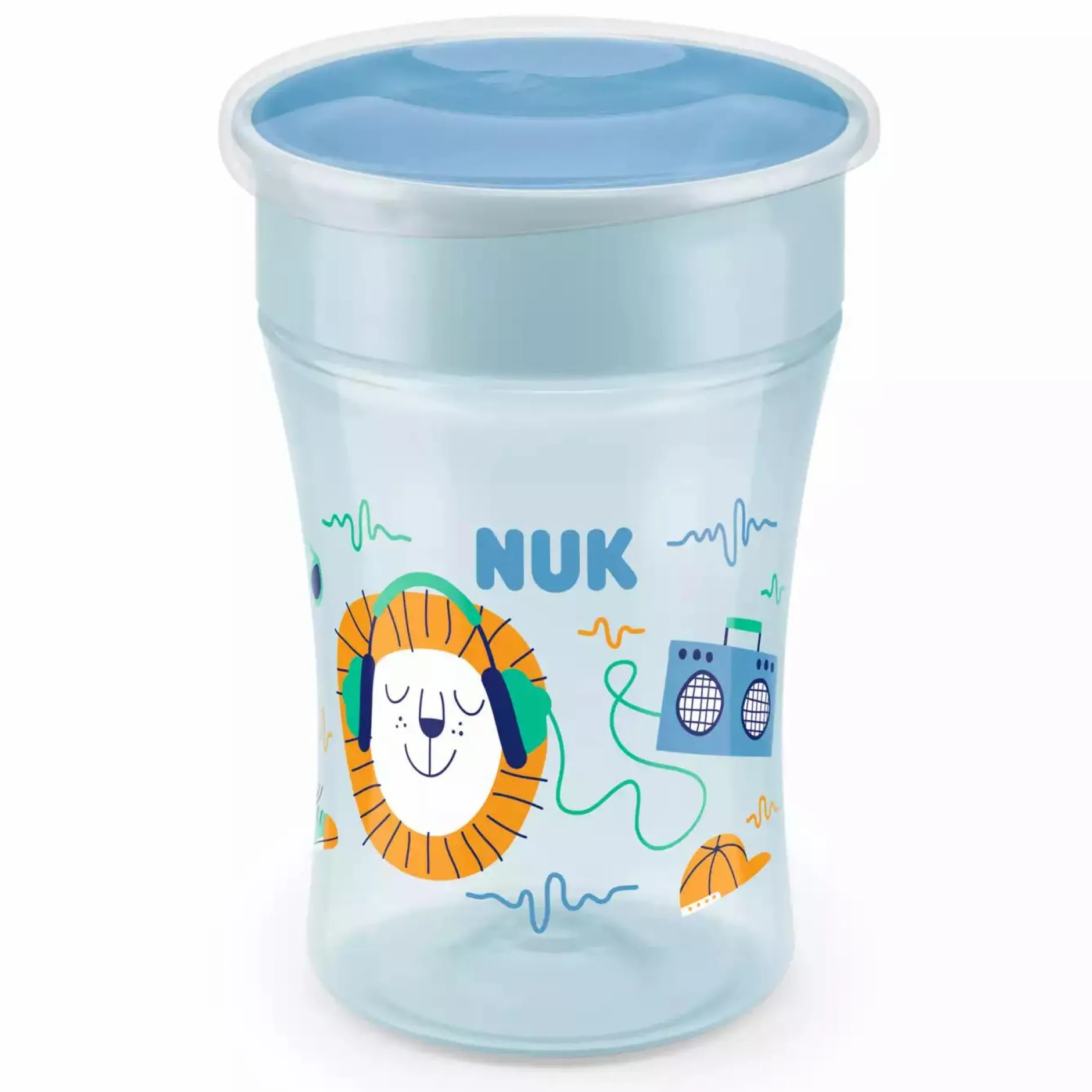 NUK Evolution Magic Cup Löwe 230 ml* Flaschen & Sauger