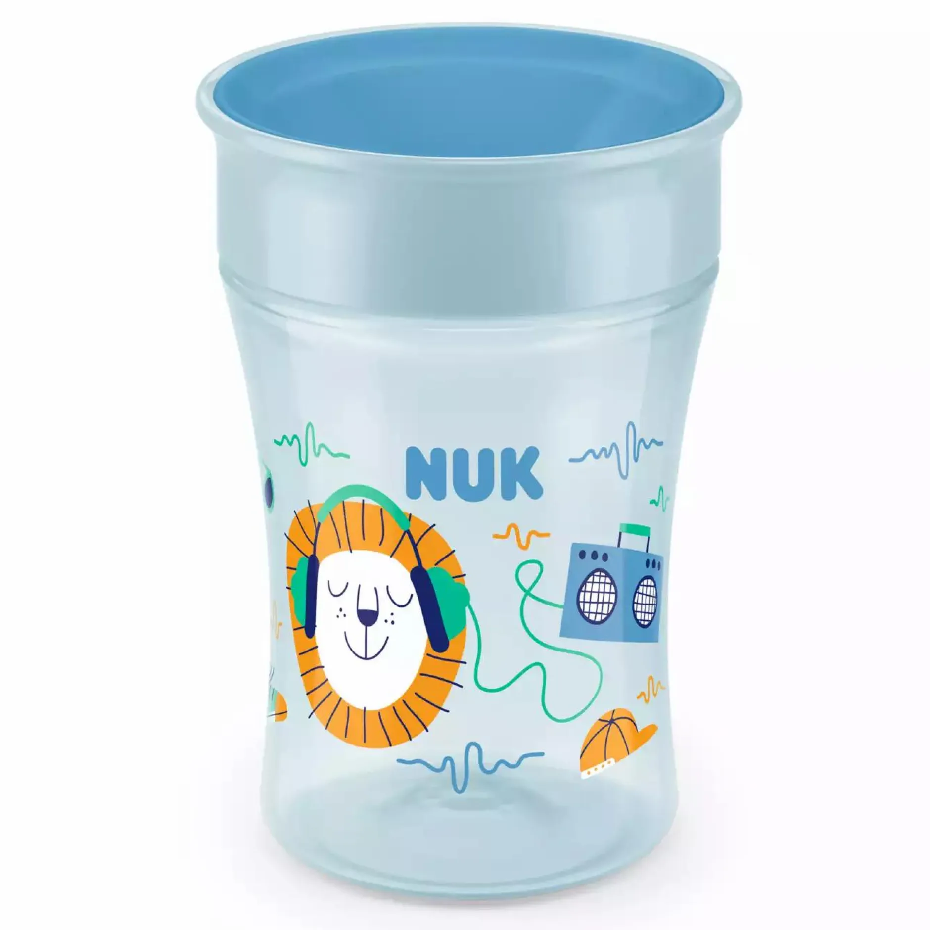 NUK Evolution Magic Cup Löwe 230 ml* Flaschen & Sauger
