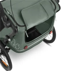 hauck Fahrradanhänger Bike n Walk Duo Dark Green* Fahrradanhänger