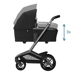 MAXI-COSI Premium Fame Babywanne Twillic Black*Kinder Kinderwagen Zubehör