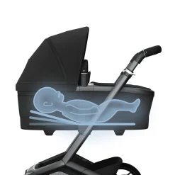 MAXI-COSI Premium Fame Babywanne Twillic Black*Kinder Kinderwagen Zubehör