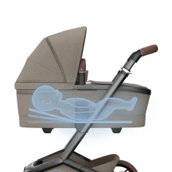 MAXI-COSI Premium Fame Babywanne Twillic Truffle*Kinder Kinderwagen Zubehör