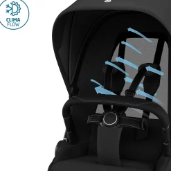 MAXI-COSI Premium Fame Gestell Twillic Black*Kinder Kombi-Kinderwagen