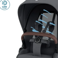 MAXI-COSI Premium Fame Gestell Twillic Graphite*Kinder Kombi-Kinderwagen