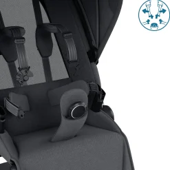 MAXI-COSI Premium Fame Gestell Twillic Graphite*Kinder Kombi-Kinderwagen