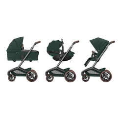 MAXI-COSI Premium Fame Gestell Twillic Green*Kinder Kombi-Kinderwagen