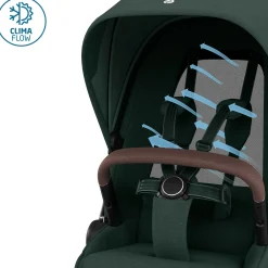 MAXI-COSI Premium Fame Gestell Twillic Green*Kinder Kombi-Kinderwagen