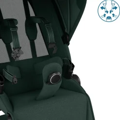 MAXI-COSI Premium Fame Gestell Twillic Green*Kinder Kombi-Kinderwagen